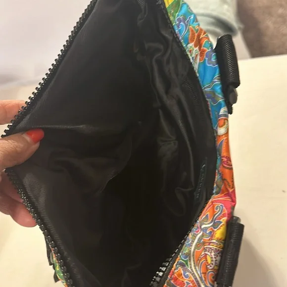 RALPH LAUREN PAISLEY NYLON HANDBAG - Picture 3 of 6